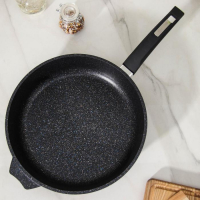 Сковорода «Гранит Star», d=30 см, стеклянная крышка, антипригарное покрытие, тёмно-синий Сковорода «Гранит Star», d=30 см, стеклянная крышка, антипригарное покрытие, тёмно-синий