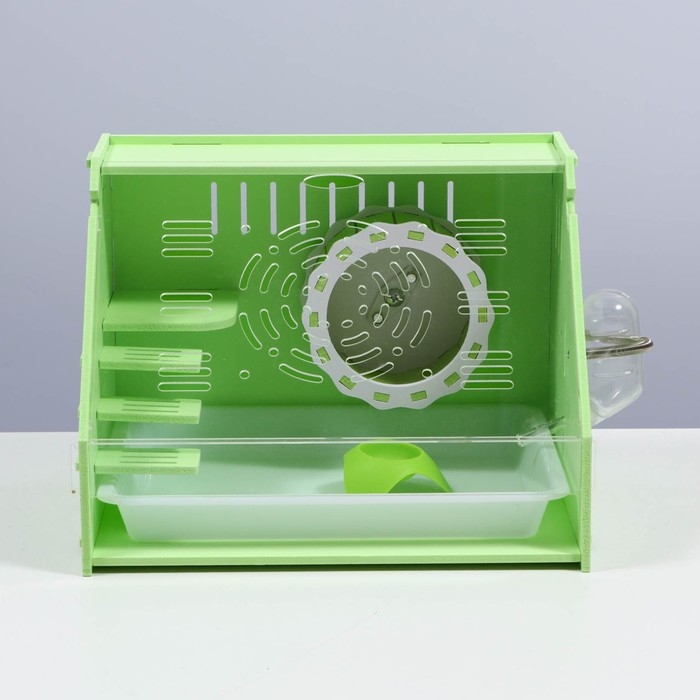 Клетка-переноска для грызунов,акриловая, зелёная, 29 х 23,5 х 22 см Клетка-переноска для грызунов,акриловая, зелёная, 29 х 23,5 х 22 см