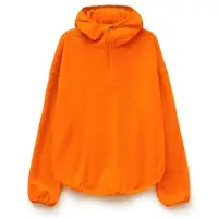 Анорак флисовый унисекс Fliska, оранжевый, размер XL/XXL