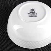 Салатник фарфоровый Wilmax &laquo;Юлия Высоцкая&raquo;, 1,3 л, d=18 см, цвет белый