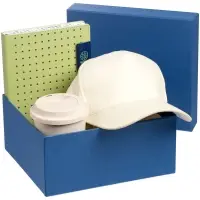 Коробка Satin, большая, синяя Коробка Satin, большая, синяя