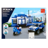 Конструктор Полиция «Полицейский участок», 231 деталь Конструктор Полиция «Полицейский участок», 231 деталь
