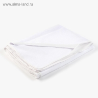 Наматрасник (мульетон), цвет белый, 60х140, махра, пэ100%
