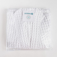 Халат вафельный детский Крошка Я "Boho" размер 30 (98-104 см), цвет белый, 100% хлопок 290 г/м2