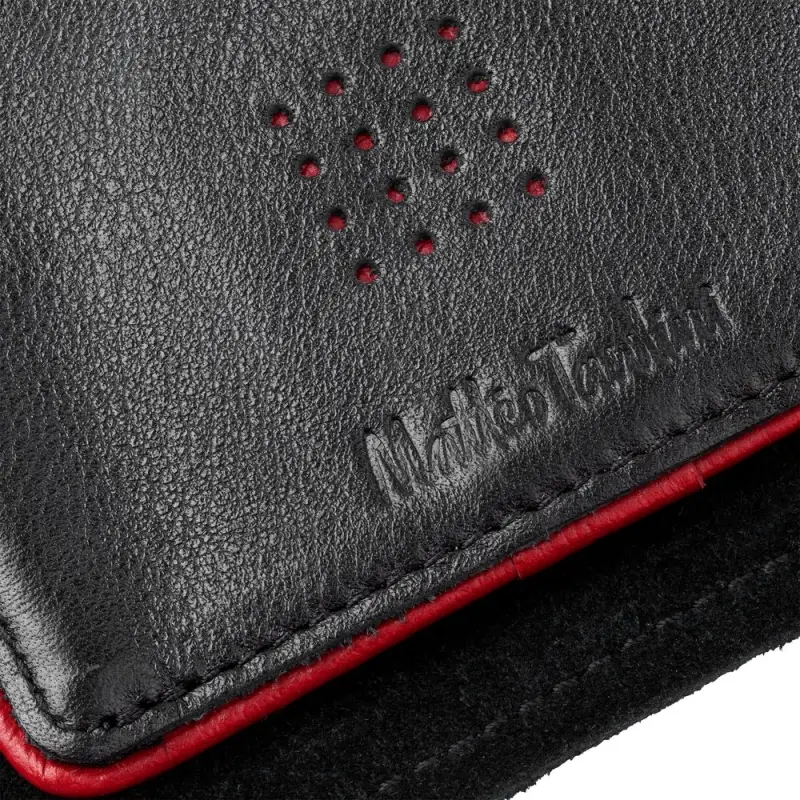 Кошелек Partinico, черный с красным Кошелек Partinico, черный с красным