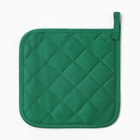 Прихватка "Новогодние зайчики" саржа, 19х19см,100% х/л,ватин 250г/м2