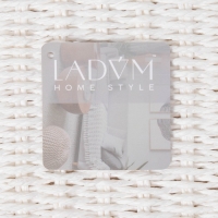 Корзина для белья LaDо́m «Классика», прямоугольная, 37×22×55 см, белая Корзина для белья LaDо́m «Классика», прямоугольная, 37×22×55 см, белая