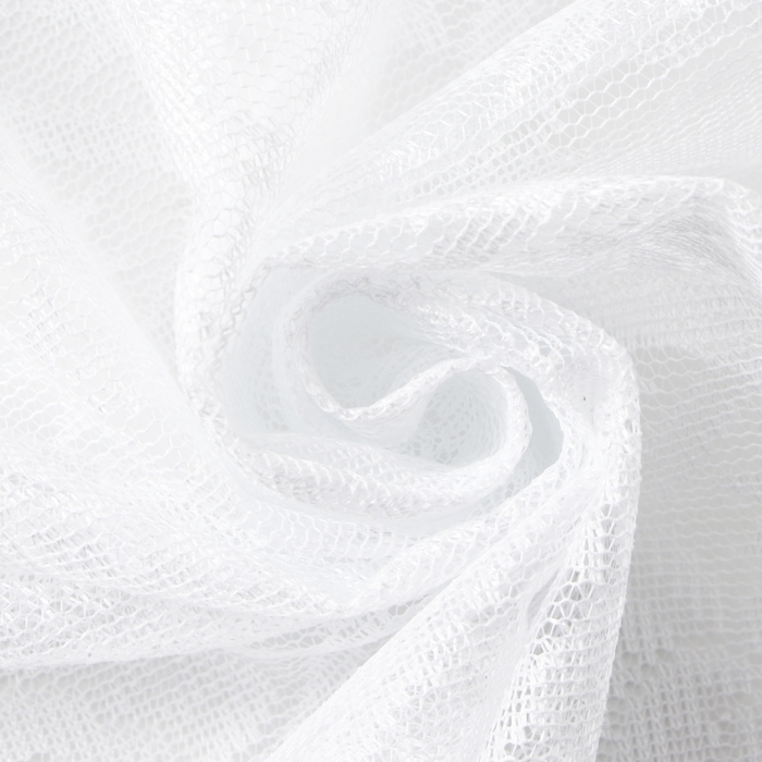 Скатерть Доляна Ажур цв.белый d180 &plusmn;5 см, 100%п/э