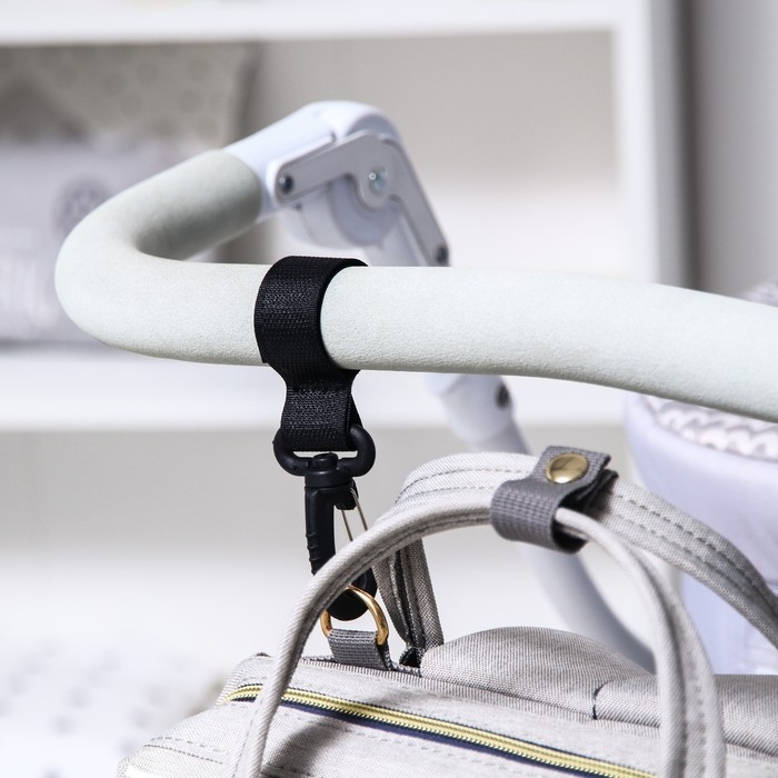 Сумка рюкзак для мамы и малыша с термокарманом, термосумка - портфель, цвет серый/розовый Сумка рюкзак для мамы и малыша с термокарманом, термосумка - портфель, цвет серый/розовый