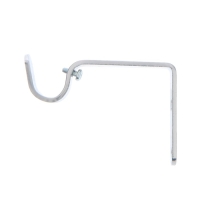 Кронштейн для карниза D20 однорядный 8 см, цвет хром Кронштейн для карниза D20 однорядный 8 см, цвет хром