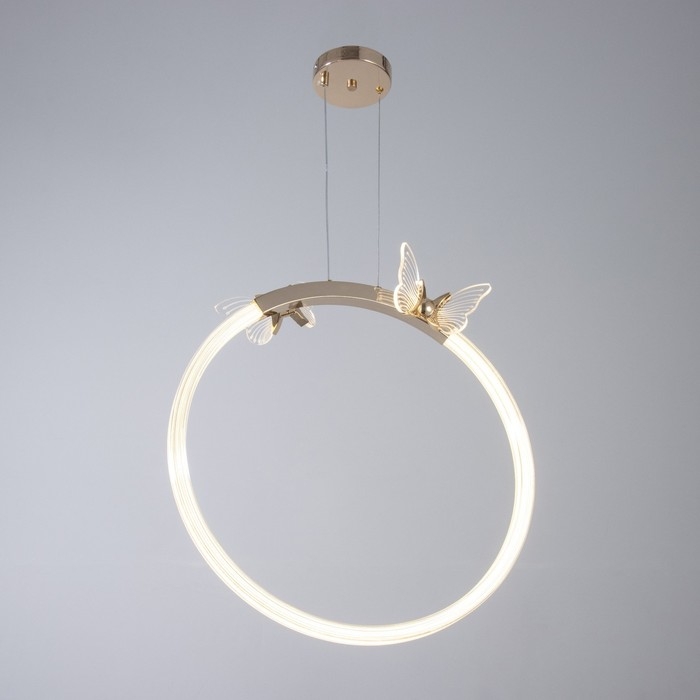 Светильник BayerLux "Бабочки" LED 38Вт золото 49х16х52,5-150 см