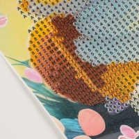 Алмазная вышивка с частичным заполнением &laquo;Малыш корги&raquo;, 15 х 21 см, холст