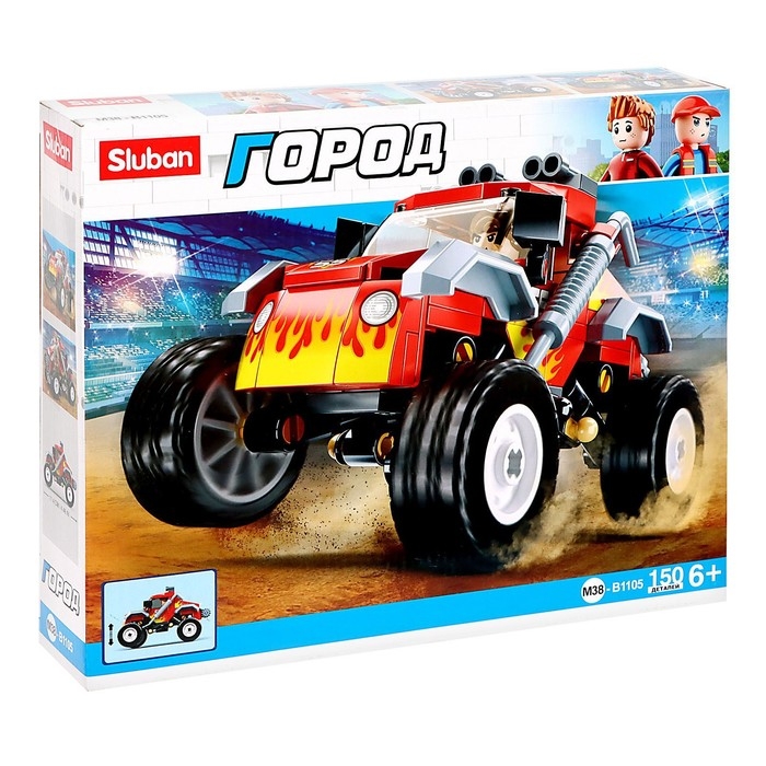 Конструктор внедорожник &laquo;Бигфут&raquo; Sluban Город, 150 деталей, 6+