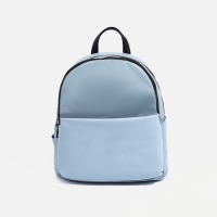 Рюкзак женский из искусственной кожи, косметичка, OTARA, цвет голубой/коричневый Рюкзак женский из искусственной кожи, косметичка, OTARA, цвет голубой/коричневый