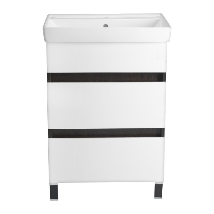 Комплект мебели для ванной: Тумба "Киото 60" + раковина "Томь", 44 х 58 х 82 см