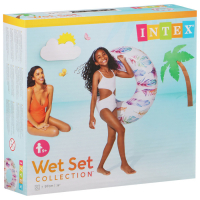 Круг для плавания «Узоры», с ручками, d=97 см, от 9 лет, цвет МИКС, 58263NP INTEX Круг для плавания «Узоры», с ручками, d=97 см, от 9 лет, цвет МИКС, 58263NP INTEX