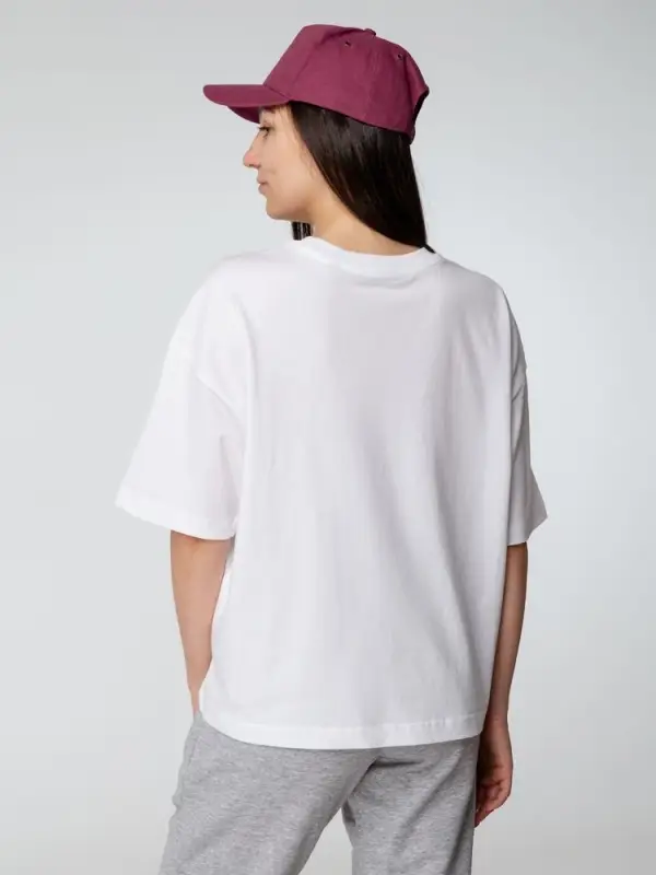 Футболка оверсайз женская Boxy Women, белая, размер XS