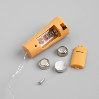 Гирлянда &laquo;Нить&raquo; 2 м роса с пробкой, IP20, серебристая нить, 20 LED, батарейки LR44х3 (в комплекте), свечение белое