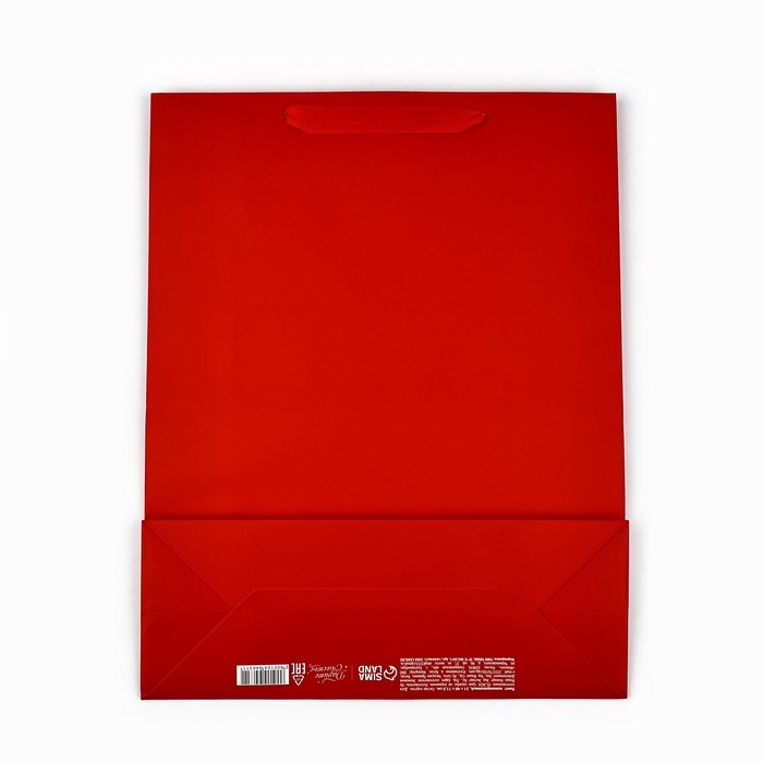 Пакет подарочный новогодний ламинированный &laquo;Шары&raquo;, L 31 х 40 х 11.5 см