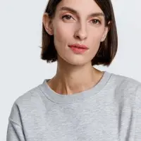 Свитшот унисекс Delta, серый меланж, размер S