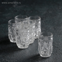 Набор стопок стеклянных &laquo;Сияние&raquo;, 40 мл, 6 шт