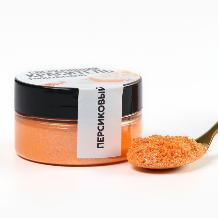 Кандурин крупный «Персиковый» для десертов и напитков, водорастворимый, 5 г. Кандурин крупный «Персиковый» для десертов и напитков, водорастворимый, 5 г.