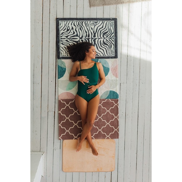 Коврик для ванной с эффектом памяти SAVANNA Memory foam, 50&times;80 см, цвет бежевый