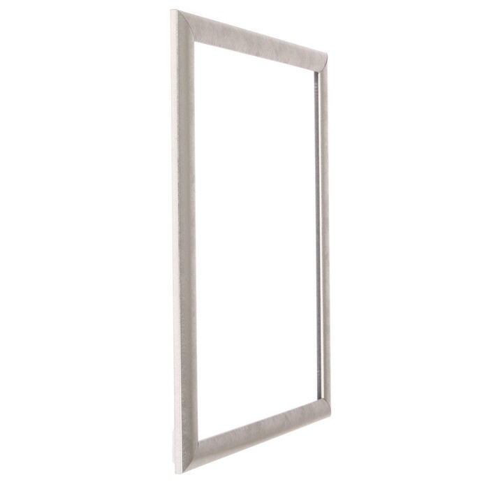 Рама для картин (зеркал) 30 х 40 х 2,7 см, пластиковая, Calligrata 6472, серебристая Рама для картин (зеркал) 30 х 40 х 2,7 см, пластиковая, Calligrata 6472, серебристая