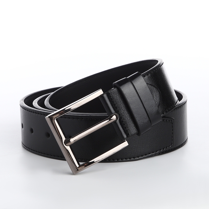 Ремень мужской «Великан», ширина 4 см, винт, пряжка металл, цвет чёрный Ремень мужской «Великан», ширина 4 см, винт, пряжка металл, цвет чёрный