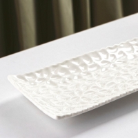 Блюдо керамическое сервировочное &laquo;Воздушность&raquo;, 35,5&times;10,5&times;2.5 см, цвет белый