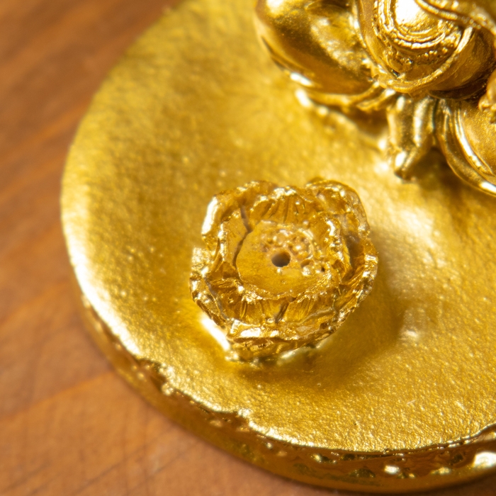 Подставка для благовоний Подставка для благовоний "Ганеша", золото