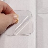 Органайзер для хранения &laquo;BASIC&raquo;, навесной, 1 секция, с клеевой основой, 8,5 &times; 8 &times; 11,5 см, цвет белый