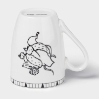 Новогодняя кружка для чая Доляна «Волшебная сказка», 330 мл, фарфор, цвет белый Новогодняя кружка для чая Доляна «Волшебная сказка», 330 мл, фарфор, цвет белый