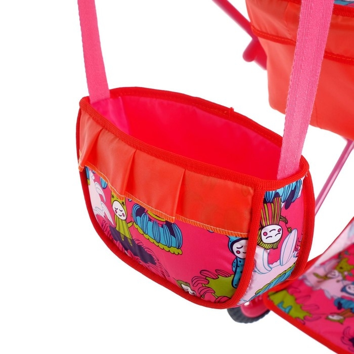 Коляска кукольная № 10, цвета МИКС Коляска кукольная № 10, цвета МИКС