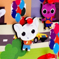 Игрушка с крючками &laquo;Прогулка по городу&raquo;