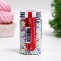 Посыпка кондитерская «Шарики микс», 4 мм, матовый, 50 г Посыпка кондитерская «Шарики микс», 4 мм, матовый, 50 г