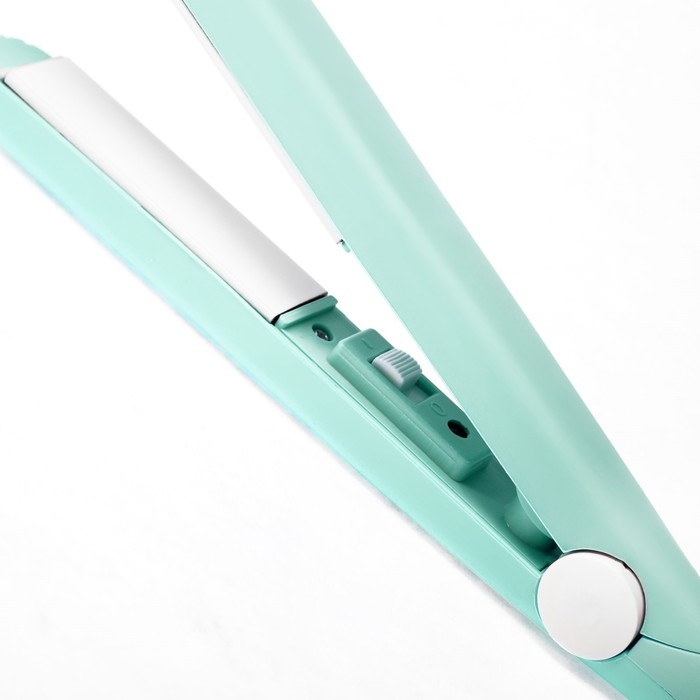 Выпрямитель Luazon LW-27, мини, 25 Вт, керамическое покрытие, 180&deg;C, бирюзовый