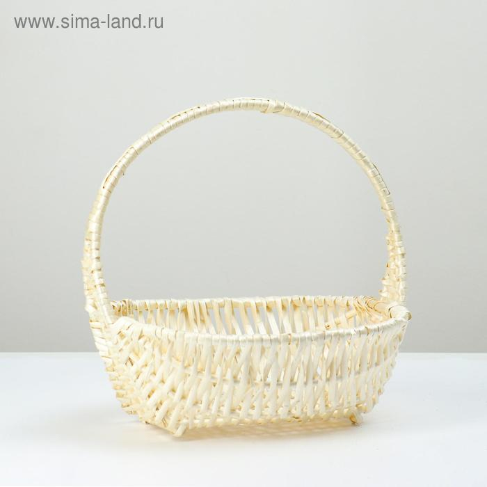 Корзина плетеная, 33х28х12/32, лоза