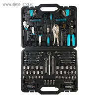 Набор ручного инструмента Bort BTK-123, сталь CrV, 123 предмета в чемодане Набор ручного инструмента Bort BTK-123, сталь CrV, 123 предмета в чемодане