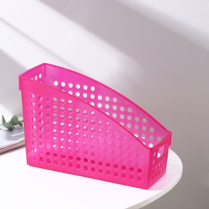 Корзина для хранения &laquo;Трамплин решето&raquo;, пластик, 23&times;11&times;16 см, цвет МИКС