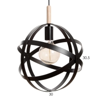 Светильник BayerLux 88304/1 E27 40Вт черный 30,5х30,5х29 -120 см Светильник BayerLux 88304/1 E27 40Вт черный 30,5х30,5х29 -120 см