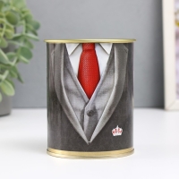 Носки в банке "Будущему миллионеру" (внутри носки мужские, цвет чёрный) МИКС