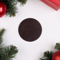 Набор "Синяя подкова", подставка под горячее и 2 подстаканника, D-20,5 см Набор "Синяя подкова", подставка под горячее и 2 подстаканника, D-20,5 см