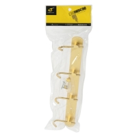 Вешалка CAPPIO CVF001, металлическая, четырехрожковая, цвет золотой Вешалка CAPPIO CVF001, металлическая, четырехрожковая, цвет золотой