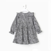 Платье детское KAFTAN "Леопард", размер 30 (98-104 см)