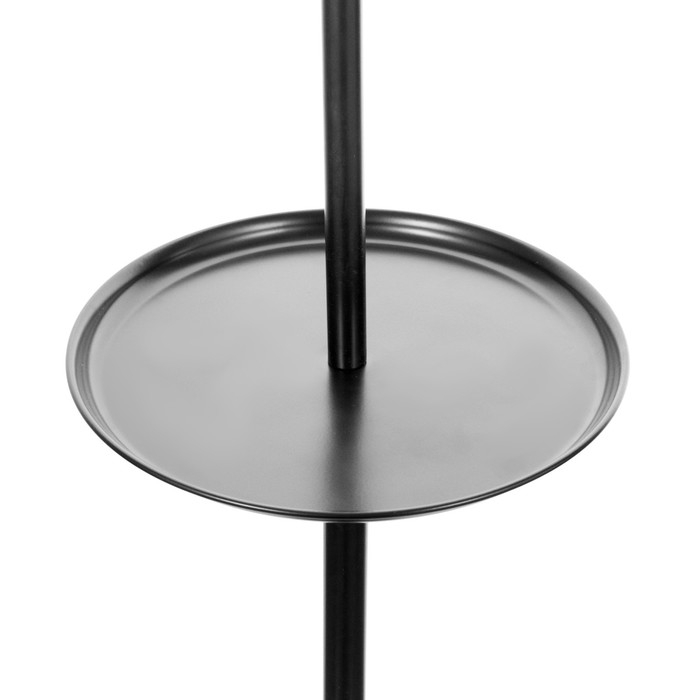 Торшер Торшер "Князь" со столиком 1х15Вт Е27 МОДЕЛЬ: BR 01042 черный/прозрачный