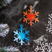 Форма силиконовая универсальная, подвеска &laquo;Снежинка&raquo;