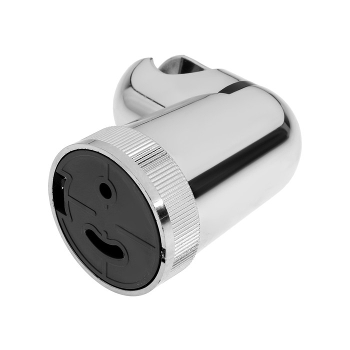 Держатель для душевой лейки ZEIN Z71, поворотный, закругленной формы, пластик, хром