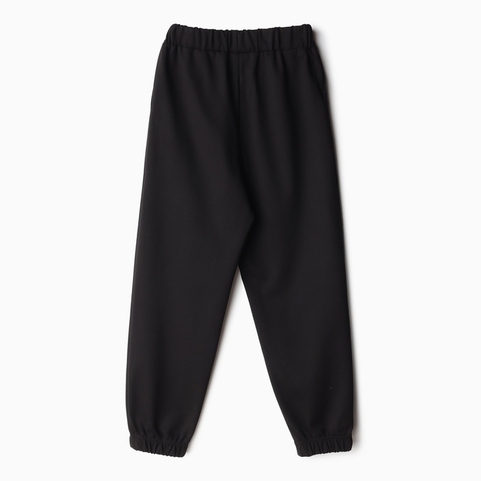 Брюки для девочки MINAKU: Casual Collection KIDS, цвет чёрный, рост 158 см