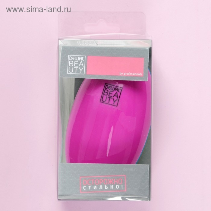 Расчёска массажная, 6,5 × 12 см, PVC коробка, разноцветная Расчёска массажная, 6,5 × 12 см, PVC коробка, разноцветная